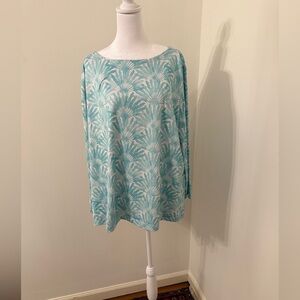 Vinyard Vines Sankaty fabric t-shirt/tunic boatneck Size 2X